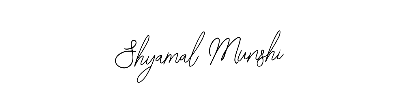 How to make Shyamal Munshi signature? Bearetta-2O07w is a professional autograph style. Create handwritten signature for Shyamal Munshi name. Shyamal Munshi signature style 12 images and pictures png