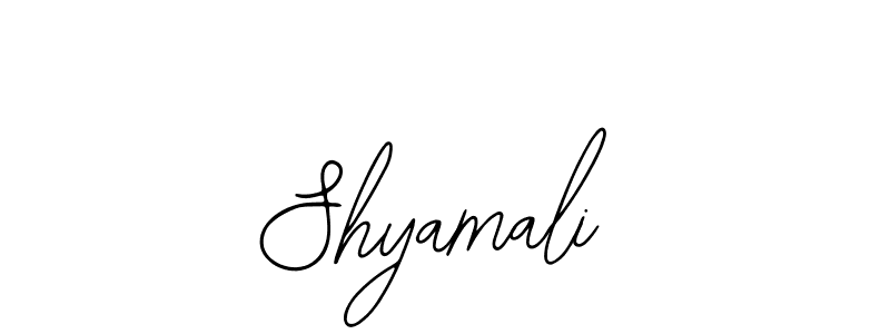 The best way (Bearetta-2O07w) to make a short signature is to pick only two or three words in your name. The name Shyamali include a total of six letters. For converting this name. Shyamali signature style 12 images and pictures png