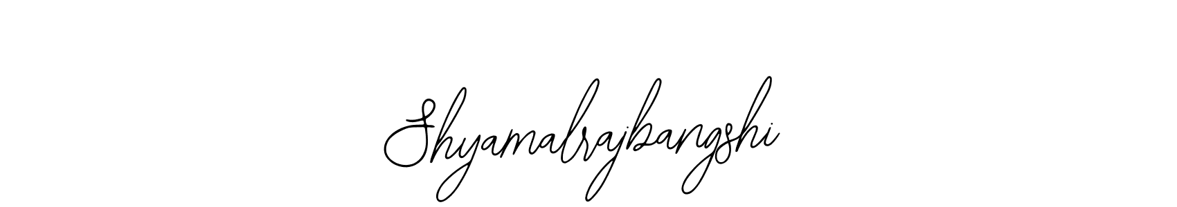 Similarly Bearetta-2O07w is the best handwritten signature design. Signature creator online .You can use it as an online autograph creator for name Shyamalrajbangshi. Shyamalrajbangshi signature style 12 images and pictures png