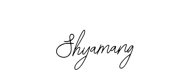 Make a short Shyamang signature style. Manage your documents anywhere anytime using Bearetta-2O07w. Create and add eSignatures, submit forms, share and send files easily. Shyamang signature style 12 images and pictures png