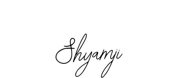Also You can easily find your signature by using the search form. We will create Shyamji name handwritten signature images for you free of cost using Bearetta-2O07w sign style. Shyamji signature style 12 images and pictures png