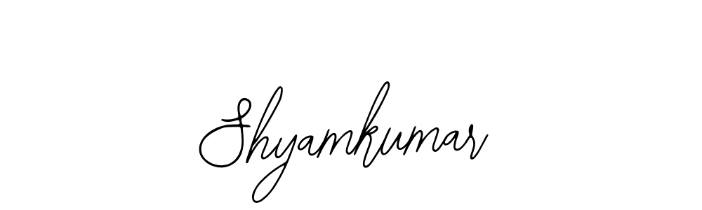 Make a beautiful signature design for name Shyamkumar. With this signature (Bearetta-2O07w) style, you can create a handwritten signature for free. Shyamkumar signature style 12 images and pictures png