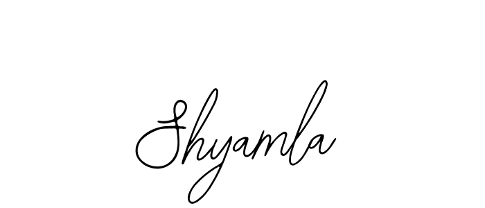 Also we have Shyamla name is the best signature style. Create professional handwritten signature collection using Bearetta-2O07w autograph style. Shyamla signature style 12 images and pictures png