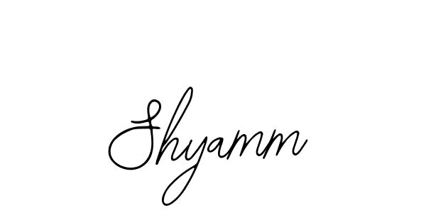 Shyamm stylish signature style. Best Handwritten Sign (Bearetta-2O07w) for my name. Handwritten Signature Collection Ideas for my name Shyamm. Shyamm signature style 12 images and pictures png