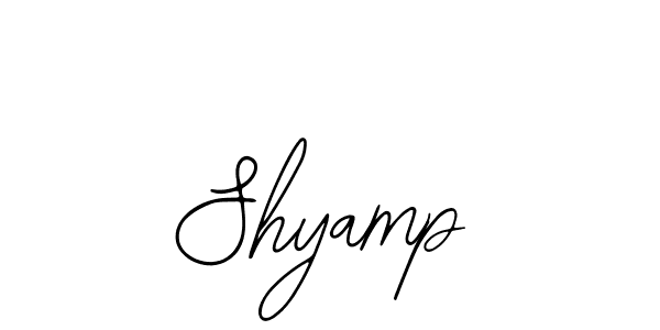 Design your own signature with our free online signature maker. With this signature software, you can create a handwritten (Bearetta-2O07w) signature for name Shyamp. Shyamp signature style 12 images and pictures png