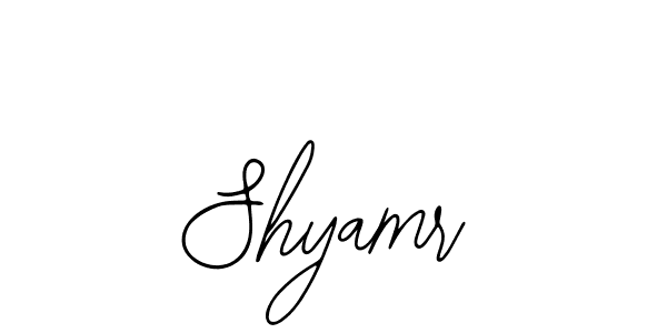 Create a beautiful signature design for name Shyamr. With this signature (Bearetta-2O07w) fonts, you can make a handwritten signature for free. Shyamr signature style 12 images and pictures png