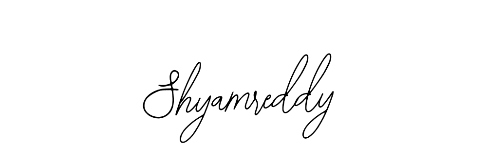 Create a beautiful signature design for name Shyamreddy. With this signature (Bearetta-2O07w) fonts, you can make a handwritten signature for free. Shyamreddy signature style 12 images and pictures png