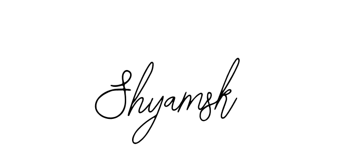 Make a short Shyamsk signature style. Manage your documents anywhere anytime using Bearetta-2O07w. Create and add eSignatures, submit forms, share and send files easily. Shyamsk signature style 12 images and pictures png