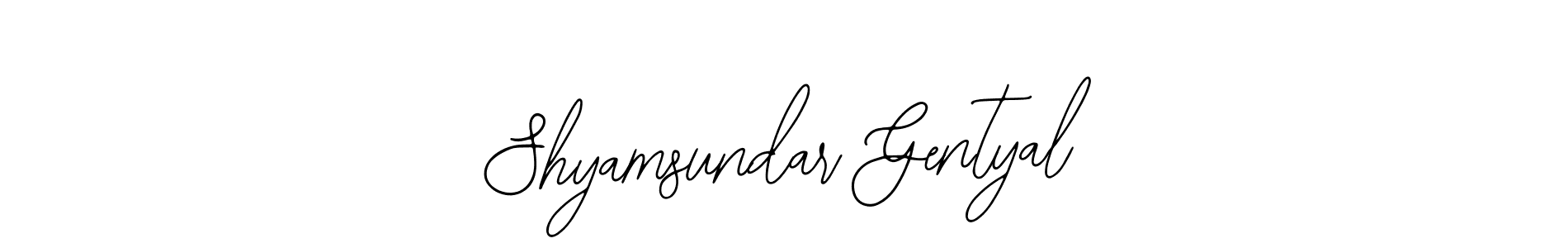 Also You can easily find your signature by using the search form. We will create Shyamsundar Gentyal name handwritten signature images for you free of cost using Bearetta-2O07w sign style. Shyamsundar Gentyal signature style 12 images and pictures png
