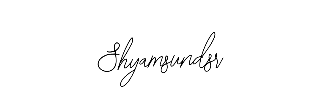 Create a beautiful signature design for name Shyamsundsr. With this signature (Bearetta-2O07w) fonts, you can make a handwritten signature for free. Shyamsundsr signature style 12 images and pictures png