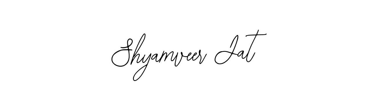 You can use this online signature creator to create a handwritten signature for the name Shyamveer Jat. This is the best online autograph maker. Shyamveer Jat signature style 12 images and pictures png