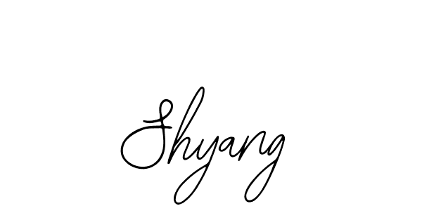 Similarly Bearetta-2O07w is the best handwritten signature design. Signature creator online .You can use it as an online autograph creator for name Shyang. Shyang signature style 12 images and pictures png