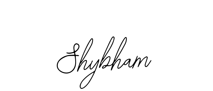 How to make Shybham name signature. Use Bearetta-2O07w style for creating short signs online. This is the latest handwritten sign. Shybham signature style 12 images and pictures png