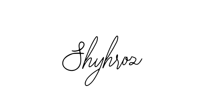 How to Draw Shyhroz signature style? Bearetta-2O07w is a latest design signature styles for name Shyhroz. Shyhroz signature style 12 images and pictures png