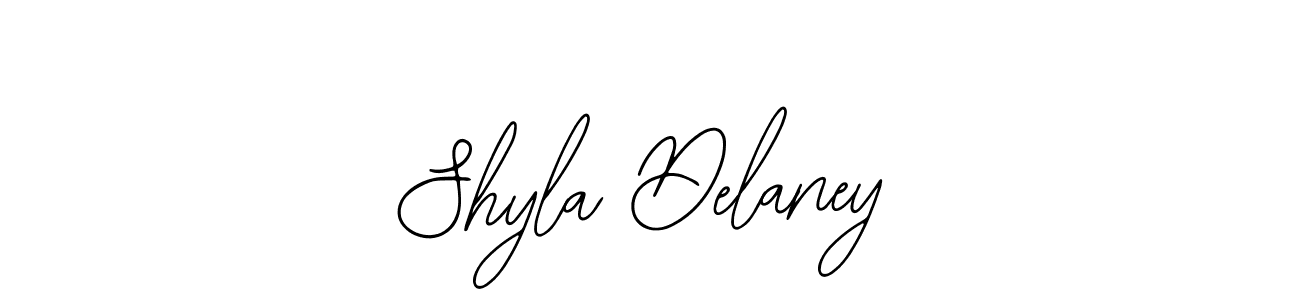 Shyla Delaney stylish signature style. Best Handwritten Sign (Bearetta-2O07w) for my name. Handwritten Signature Collection Ideas for my name Shyla Delaney. Shyla Delaney signature style 12 images and pictures png