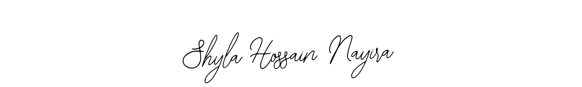 Make a short Shyla Hossain Nayira signature style. Manage your documents anywhere anytime using Bearetta-2O07w. Create and add eSignatures, submit forms, share and send files easily. Shyla Hossain Nayira signature style 12 images and pictures png