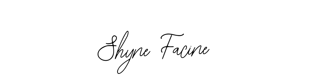 Design your own signature with our free online signature maker. With this signature software, you can create a handwritten (Bearetta-2O07w) signature for name Shyne Facine. Shyne Facine signature style 12 images and pictures png