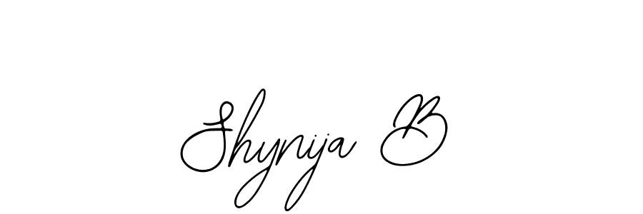 Create a beautiful signature design for name Shynija B. With this signature (Bearetta-2O07w) fonts, you can make a handwritten signature for free. Shynija B signature style 12 images and pictures png
