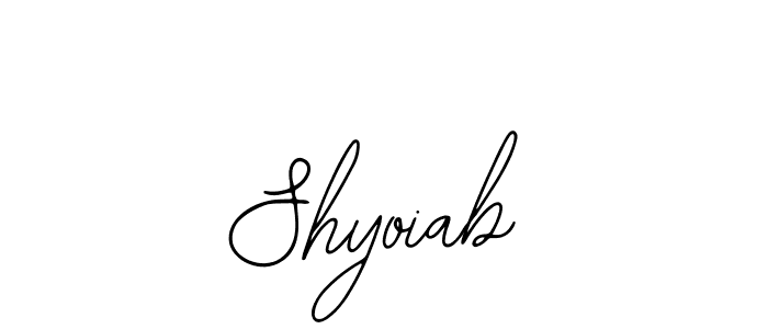 if you are searching for the best signature style for your name Shyoiab. so please give up your signature search. here we have designed multiple signature styles  using Bearetta-2O07w. Shyoiab signature style 12 images and pictures png