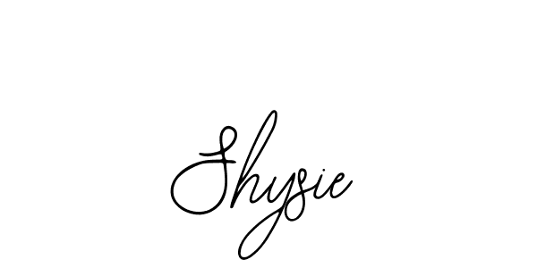 if you are searching for the best signature style for your name Shysie. so please give up your signature search. here we have designed multiple signature styles  using Bearetta-2O07w. Shysie signature style 12 images and pictures png