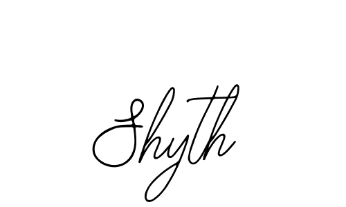 Design your own signature with our free online signature maker. With this signature software, you can create a handwritten (Bearetta-2O07w) signature for name Shyth. Shyth signature style 12 images and pictures png