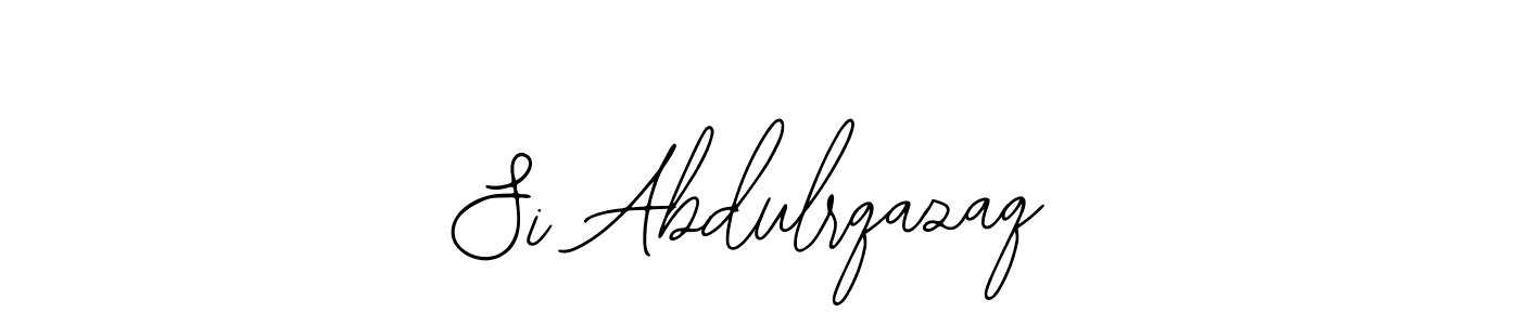 How to make Si Abdulrqazaq name signature. Use Bearetta-2O07w style for creating short signs online. This is the latest handwritten sign. Si Abdulrqazaq signature style 12 images and pictures png