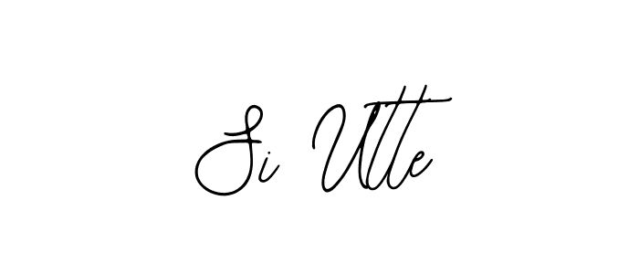 Best and Professional Signature Style for Si Utte. Bearetta-2O07w Best Signature Style Collection. Si Utte signature style 12 images and pictures png