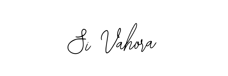 Design your own signature with our free online signature maker. With this signature software, you can create a handwritten (Bearetta-2O07w) signature for name Si Vahora. Si Vahora signature style 12 images and pictures png