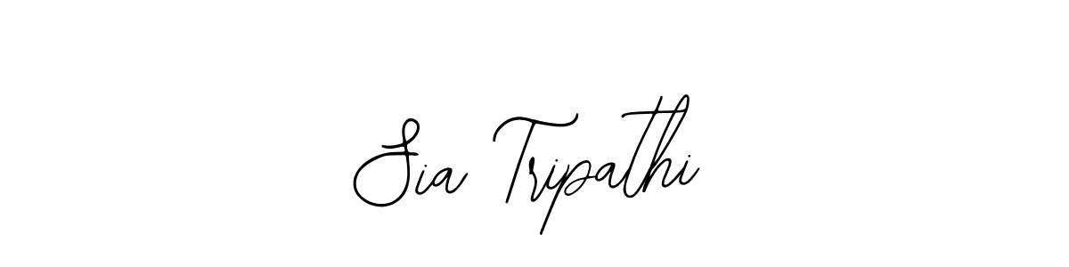 How to make Sia Tripathi signature? Bearetta-2O07w is a professional autograph style. Create handwritten signature for Sia Tripathi name. Sia Tripathi signature style 12 images and pictures png