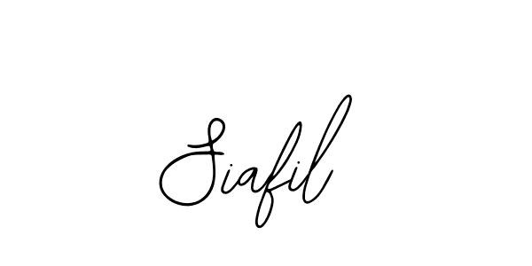 You should practise on your own different ways (Bearetta-2O07w) to write your name (Siafil) in signature. don't let someone else do it for you. Siafil signature style 12 images and pictures png