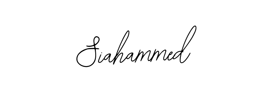 Design your own signature with our free online signature maker. With this signature software, you can create a handwritten (Bearetta-2O07w) signature for name Siahammed. Siahammed signature style 12 images and pictures png