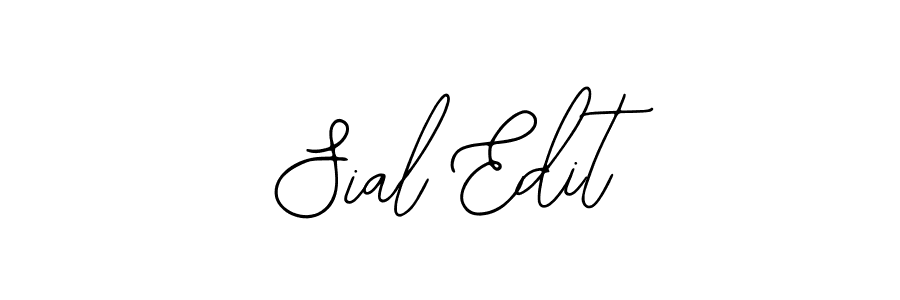 How to Draw Sial Edit signature style? Bearetta-2O07w is a latest design signature styles for name Sial Edit. Sial Edit signature style 12 images and pictures png