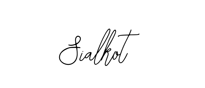 How to make Sialkot signature? Bearetta-2O07w is a professional autograph style. Create handwritten signature for Sialkot name. Sialkot signature style 12 images and pictures png