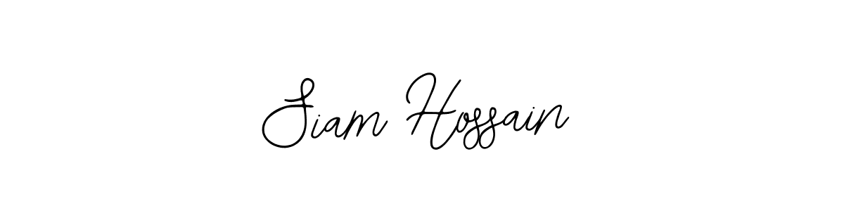 How to make Siam Hossain signature? Bearetta-2O07w is a professional autograph style. Create handwritten signature for Siam Hossain name. Siam Hossain signature style 12 images and pictures png