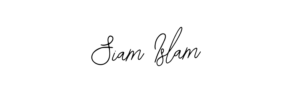 Make a beautiful signature design for name Siam Islam. With this signature (Bearetta-2O07w) style, you can create a handwritten signature for free. Siam Islam signature style 12 images and pictures png