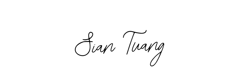 It looks lik you need a new signature style for name Sian Tuang. Design unique handwritten (Bearetta-2O07w) signature with our free signature maker in just a few clicks. Sian Tuang signature style 12 images and pictures png