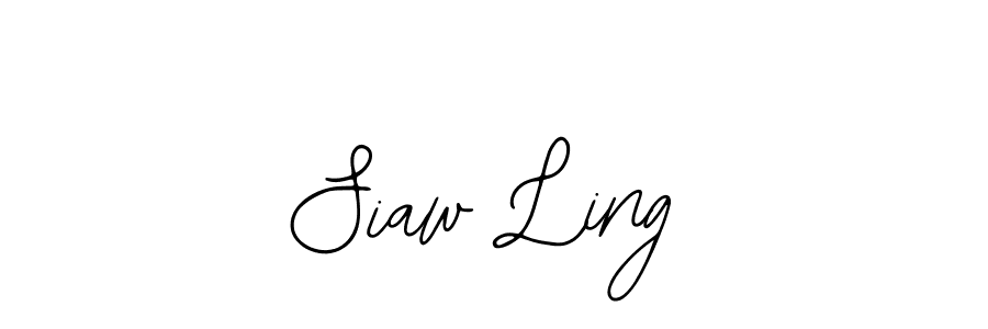 Best and Professional Signature Style for Siaw Ling. Bearetta-2O07w Best Signature Style Collection. Siaw Ling signature style 12 images and pictures png