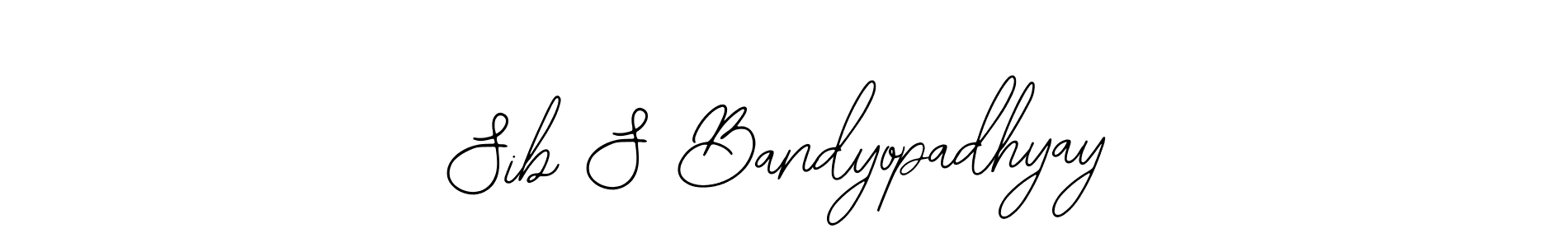 You should practise on your own different ways (Bearetta-2O07w) to write your name (Sib S Bandyopadhyay) in signature. don't let someone else do it for you. Sib S Bandyopadhyay signature style 12 images and pictures png