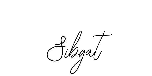 How to make Sibgat name signature. Use Bearetta-2O07w style for creating short signs online. This is the latest handwritten sign. Sibgat signature style 12 images and pictures png
