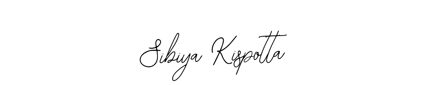You should practise on your own different ways (Bearetta-2O07w) to write your name (Sibiya Kispotta) in signature. don't let someone else do it for you. Sibiya Kispotta signature style 12 images and pictures png