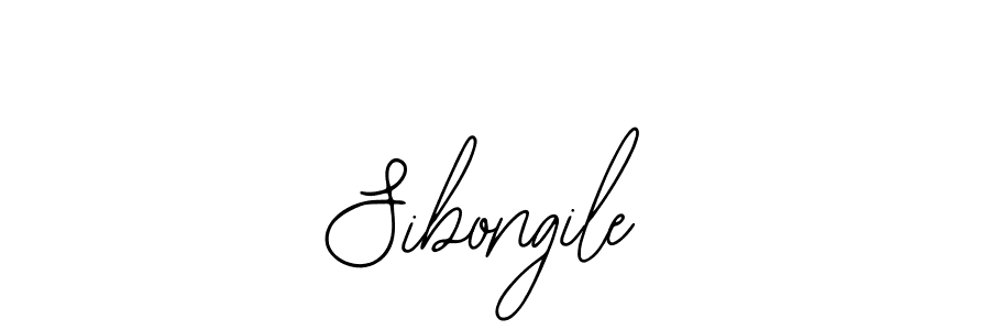 How to make Sibongile signature? Bearetta-2O07w is a professional autograph style. Create handwritten signature for Sibongile name. Sibongile signature style 12 images and pictures png