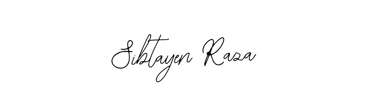 Sibtayen Raza stylish signature style. Best Handwritten Sign (Bearetta-2O07w) for my name. Handwritten Signature Collection Ideas for my name Sibtayen Raza. Sibtayen Raza signature style 12 images and pictures png