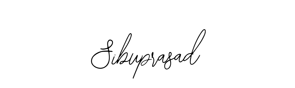 How to make Sibuprasad name signature. Use Bearetta-2O07w style for creating short signs online. This is the latest handwritten sign. Sibuprasad signature style 12 images and pictures png