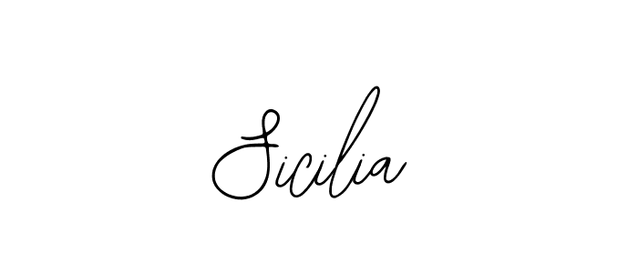 Sicilia stylish signature style. Best Handwritten Sign (Bearetta-2O07w) for my name. Handwritten Signature Collection Ideas for my name Sicilia. Sicilia signature style 12 images and pictures png