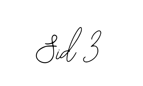 Make a beautiful signature design for name Sid 3. Use this online signature maker to create a handwritten signature for free. Sid 3 signature style 12 images and pictures png