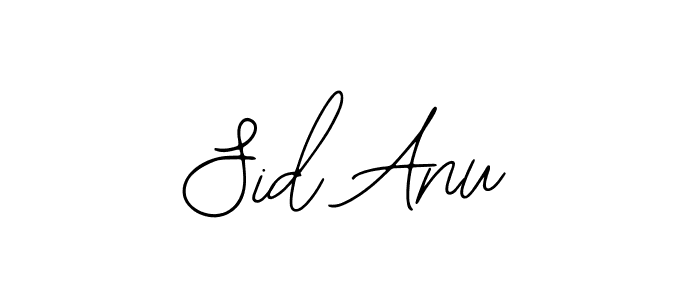 Also You can easily find your signature by using the search form. We will create Sid Anu name handwritten signature images for you free of cost using Bearetta-2O07w sign style. Sid Anu signature style 12 images and pictures png