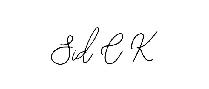 The best way (Bearetta-2O07w) to make a short signature is to pick only two or three words in your name. The name Sid C K include a total of six letters. For converting this name. Sid C K signature style 12 images and pictures png