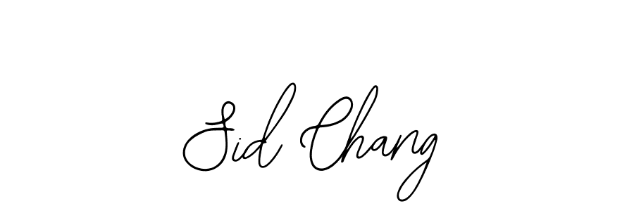 It looks lik you need a new signature style for name Sid Chang. Design unique handwritten (Bearetta-2O07w) signature with our free signature maker in just a few clicks. Sid Chang signature style 12 images and pictures png