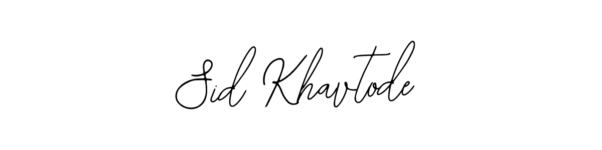 Make a beautiful signature design for name Sid Khavtode. With this signature (Bearetta-2O07w) style, you can create a handwritten signature for free. Sid Khavtode signature style 12 images and pictures png