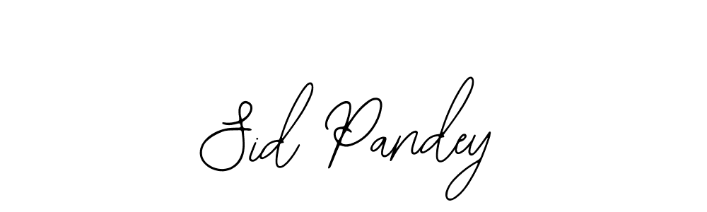 Also we have Sid Pandey name is the best signature style. Create professional handwritten signature collection using Bearetta-2O07w autograph style. Sid Pandey signature style 12 images and pictures png